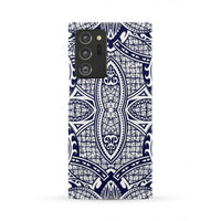 Polynesian Phone Case Blue And White Samsung Galaxy Note 20 Ultra - Polynesian Pride