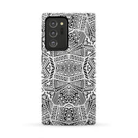 Polynesian Tough Case White And Black Samsung Galaxy Note 20 Ultra - Polynesian Pride