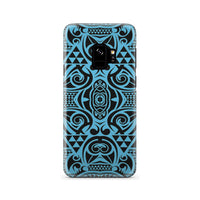 Polynesian Phone Case Grown Blue White Samsung Galaxy S9 - Polynesian Pride