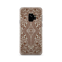Polynesian Tribal Phone Case Brown Samsung Galaxy S9 - Polynesian Pride