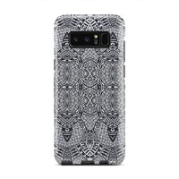 Polynesian Tough Case Black And White Samsung Galaxy Note 8 - Polynesian Pride