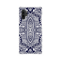 Polynesian Phone Case Blue And White Samsung Galaxy Note 10 Plus - Polynesian Pride