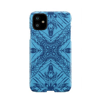 Polynesian Phone Case Blue iPhone 11 - Polynesian Pride