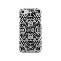 Polynesian Tribal Phone Case Black White iPhone SE 2020 - Polynesian Pride