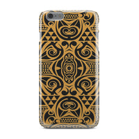 Polynesian Phone Case Yellow Black iPhone 6 Plus - Polynesian Pride