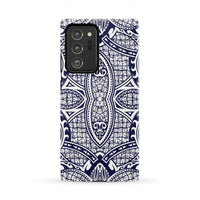 Polynesian Tough Case Blue And White Samsung Galaxy Note 20 Ultra - Polynesian Pride