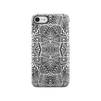 Polynesian Tough Case White And Black iPhone SE 2020 - Polynesian Pride