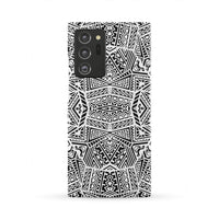Polynesian Phone Case White And Black Samsung Galaxy Note 20 Ultra - Polynesian Pride