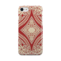 Polynesian Phone Case Red And Yellow iPhone 8 - Polynesian Pride