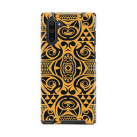 Polynesian Tough Case Yellow Black Samsung Galaxy Note 10 - Polynesian Pride