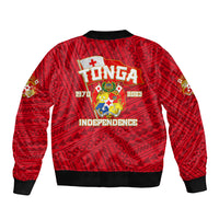 Tonga Independence Bomber Jacket 2023 Red Style LT6 - Polynesian Pride
