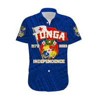 Tonga Independence Hawaiian Shirt 2023 Blue Style LT6 - Polynesian Pride