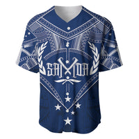 Personalised Samoa Independence Day Baseball Jersey Chest Tattoo Symbolic Style LT7 - Polynesian Pride