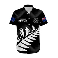 Personalised New Zealand Football Ferns Hawaiian Shirt Women's World Cup 2023 Sporty Vibes LT7 - Polynesian Pride