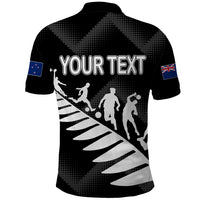 Custom New Zealand Football Ferns Polo Shirt Women's World Cup 2023 Sporty Vibes LT7 - Polynesian Pride