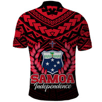 Samoa Independence Day Polo Shirt Ulafa Polynesian Unique Red No1 LT9 - Polynesian Pride
