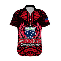 Samoa Independence Day Hawaiian Shirt Ulafa Polynesian Unique Red No3 LT9 - Polynesian Pride