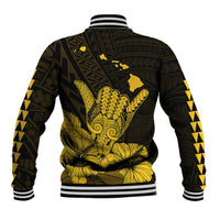 Hawaii Shaka Sign Baseball Jacket Gold Version LT9 - Polynesian Pride