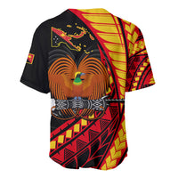 Papua New Guinea Baseball Jersey The Greater Bird of Paradise LT9 - Polynesian Pride