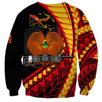 Papua New Guinea Sweatshirt The Greater Bird of Paradise LT9 - Polynesian Pride