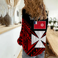 (Custom Personalised) Wallis et Futuna Women Casual Shirt Happy Independence Day LT9 - Polynesian Pride