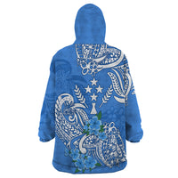 (Custom Personalised) FSM Kosrae State Wearable Blanket Hoodie Polynesian Floral Tribal LT9 - Polynesian Pride