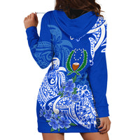 (Custom Personalised) FSM Pohnpei State Hoodie Dress Polynesian Floral Tribal LT9 - Polynesian Pride