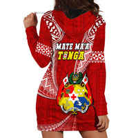 Tonga Rugby Hoodie Dress Mate Maa Tonga Pacific Tongan Ngatu LT14 - Polynesian Pride