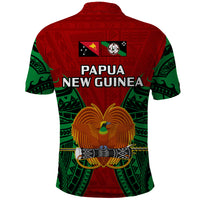 Papua New Guinea Polo Shirt East New Britain Province Mix Coat Of Arms Polynesian Art LT14 - Polynesian Pride