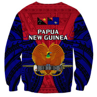 Papua New Guinea Sweatshirt West New Britain Province Mix Coat Of Arms Polynesian Art LT14 - Polynesian Pride