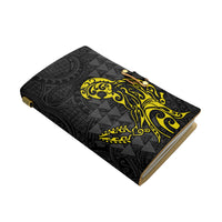 Hawaii Warrior Polynesian Leather Notebook - Yellow - Polynesian Pride