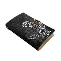 Hawaii Warrior Polynesian Leather Notebook - White - Polynesian Pride