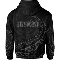 Hawaii Zipper Hoodie Frida Style Gray - Polynesian Pride