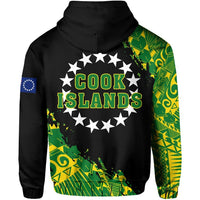 Cook Islands Zipper Hoodie Nora Style - Polynesian Pride