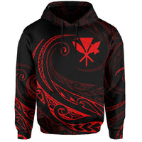 Kanaka Hoodie Frida Style Red - Polynesian Pride