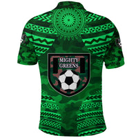 Custom Mighty Greens Polo Shirt Military Football Team Creative Style LT8 - Polynesian Pride