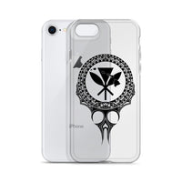 Kanaka Maoli Iphone Case The Eyes Black AH iPhone 7/8 Phone Case Black - Polynesian Pride