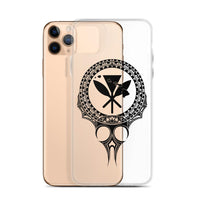 Kanaka Maoli Iphone Case The Eyes Black AH iPhone 11 Pro Max Phone Case Black - Polynesian Pride