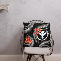 Polynesian Hawaii Pillow - White Plumeria - Polynesian Pride