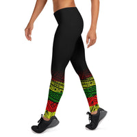 Polynesian Legging - Polynesian Design Reggae Style Legging - Polynesian Pride
