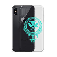 Kanaka Maoli Iphone Case The Eyes Turquoise AH iPhone X/XS Phone Case Turquoise - Polynesian Pride