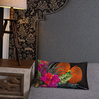 Papua New Guinea Polynesian Basic Pillow - Tropical Bouquet - Polynesian Pride