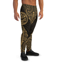 Marshall Islands Custom Sweatpant - Polynesian Patterns Gold Color - Polynesian Pride