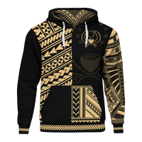 Pohnpei Hoodie Micronesian Portion Gold Version Unisex Gold - Polynesian Pride