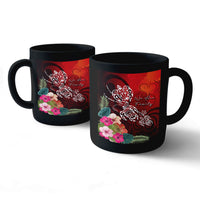 Hawaii Turtle Family Mug - We Are Family - AH Mug 11oz Black - Polynesian Pride