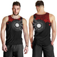 Nauru Polynesian Men's Tank Top - Polynesian Chain Style - Polynesian Pride