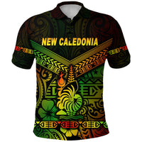 New Caledonia Polo Shirt Simple Style Reggae LT8 - Polynesian Pride