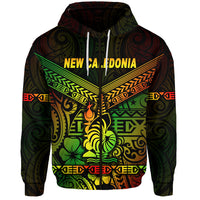 Custom New Caledonia Zip Hoodie Simple Style Reggae LT8 - Polynesian Pride
