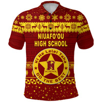 Niuafoou High School Christmas Polo Shirt Simple Style LT8 - Polynesian Pride