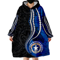 Northern Mariana Islands Kanaloa Tatau Gen MP Wearable Blanket Hoodie LT9 - Polynesian Pride